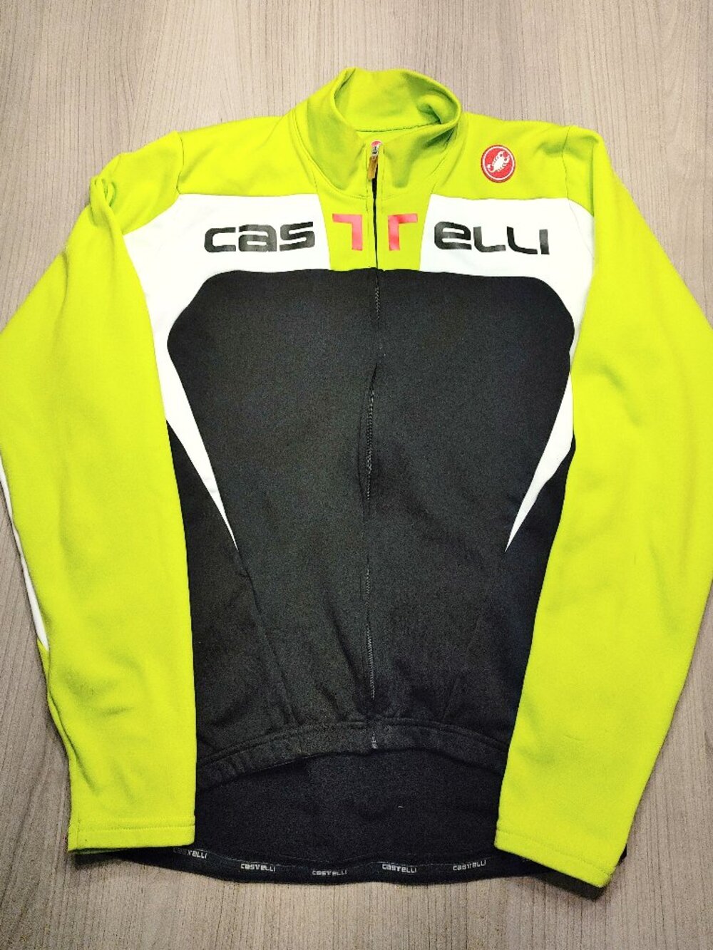 Men's Castelli Contatto Long Sleeve Cycling Jersey Size XL - Picture 2 of 5